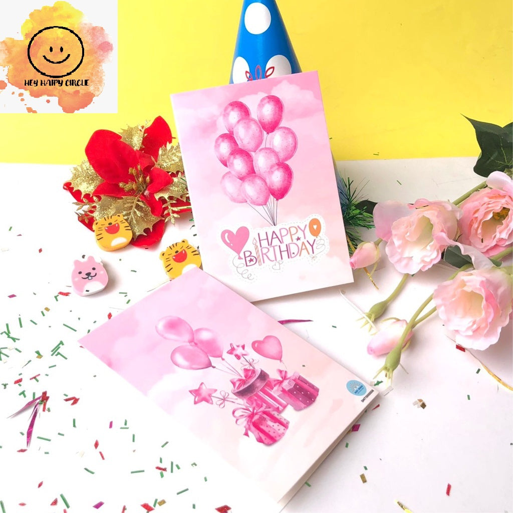 Double-side Happy Birthday card