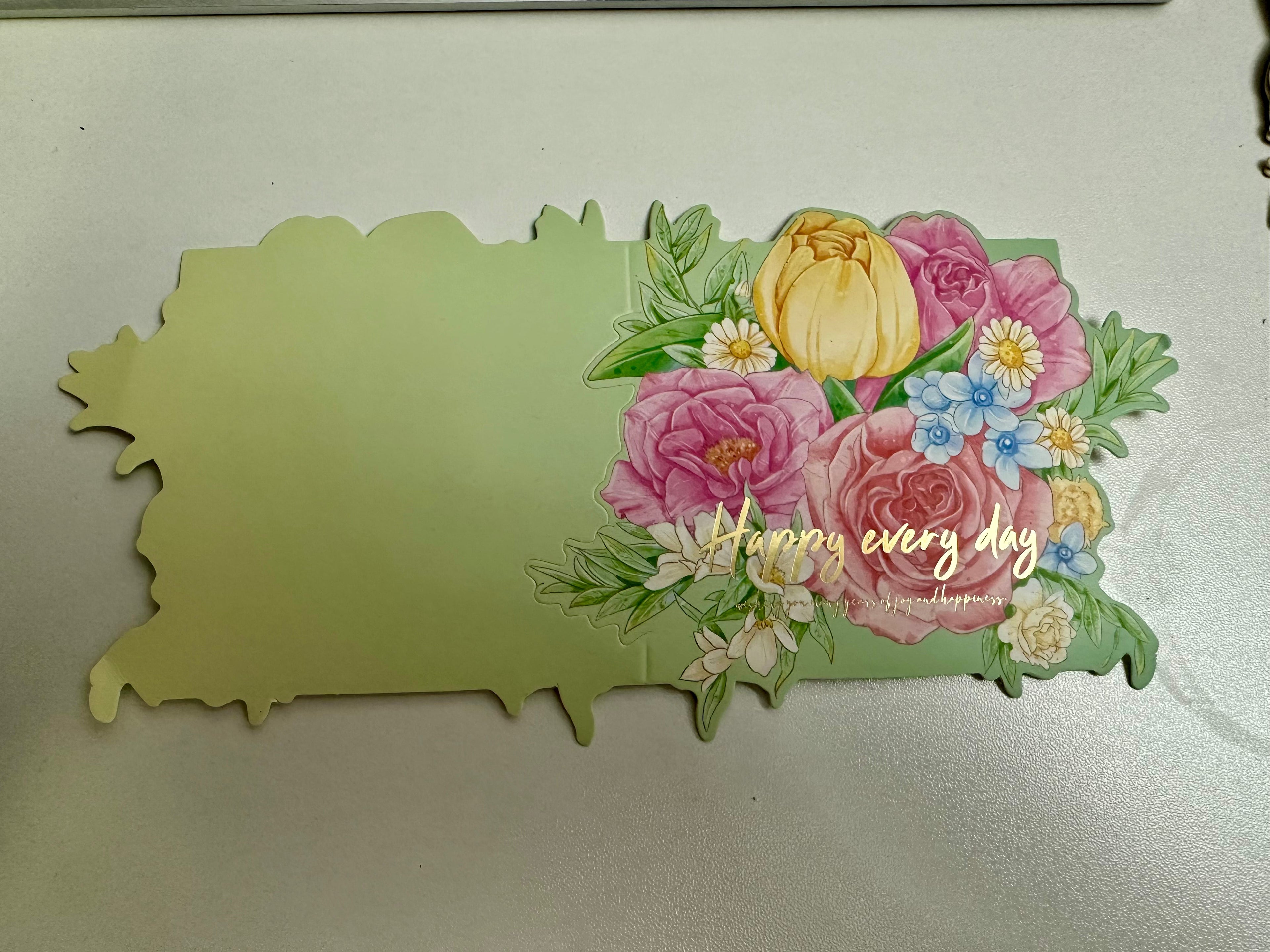 Unique Flower Card